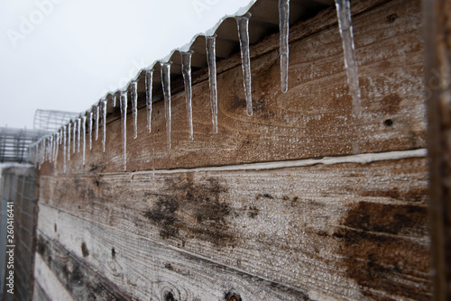 Ice on roof