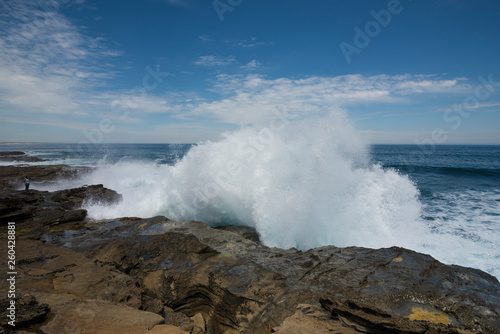 Huge waves at Kilcunda beach, Phillip Island photo