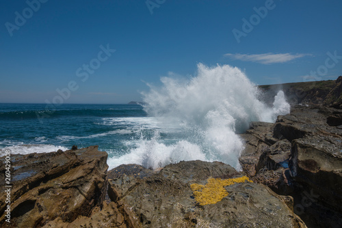 Huge waves at Kilcunda beach, Phillip Island