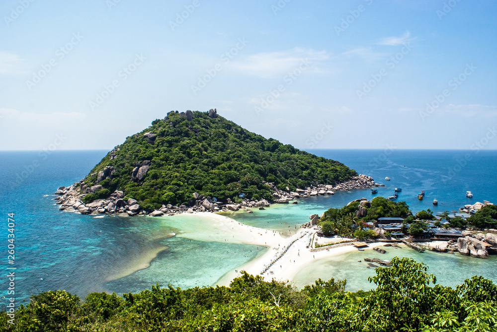Koh Nang yuan Island,Surat,Thailand. one of the most famous diving point in thailand.