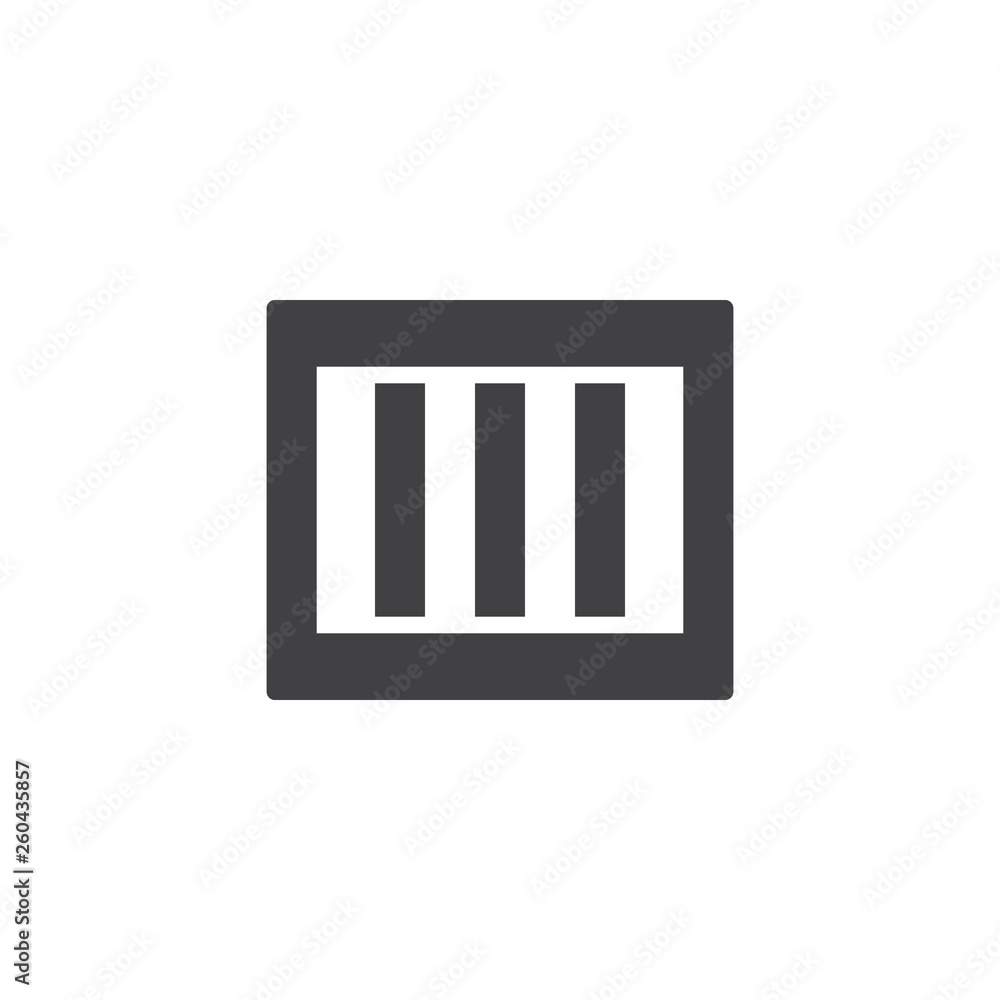 Prison bars vector icon. filled flat sign for mobile concept and web design. Prison window glyph icon. Symbol, logo illustration. Pixel perfect vector graphics Prison bars vector icon. filled flat sign for mobile concept and web design. Prison window glyph icon. Symbol, logo illustration. Pixel perfect vector graphics