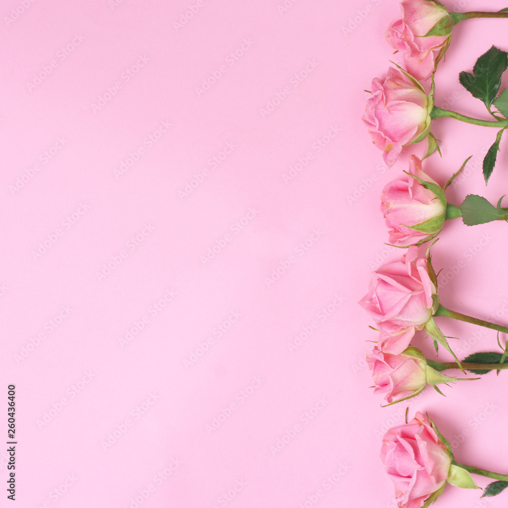 Romantic floral background Romantic floral background