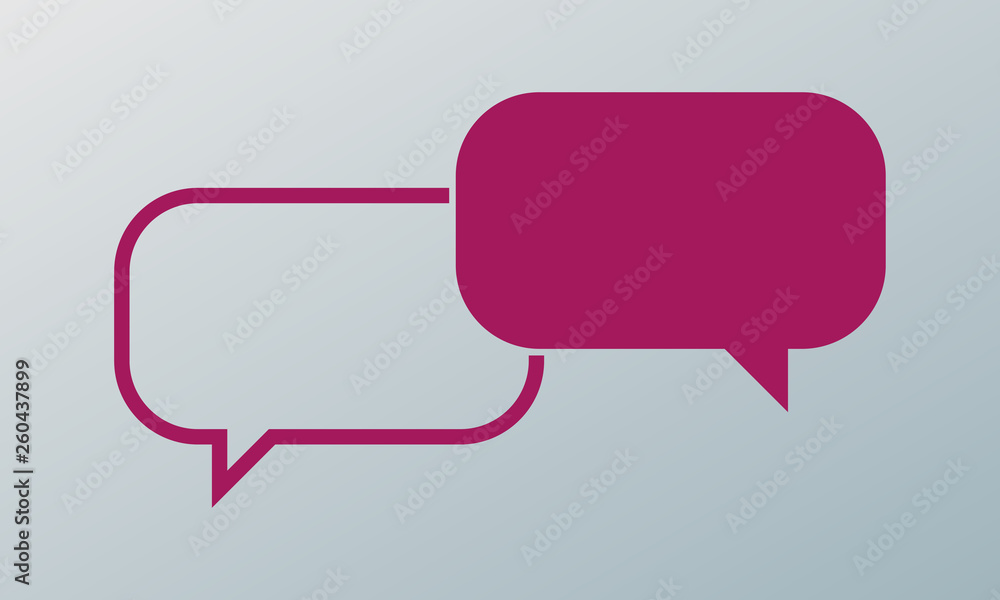 Pinke Sprechblasen Chat Concept Pinke Sprechblasen Chat Concept