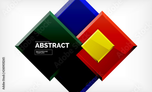 Free Download Geometric abstract background, modern square design - GFXLoad