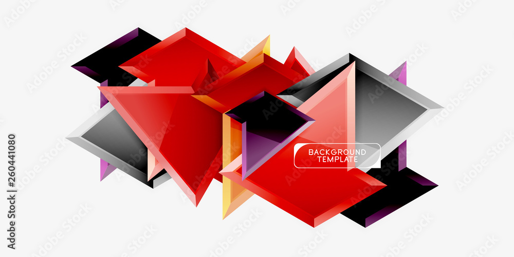 Bright colorful triangular poly 3d composition,abstract geometric background, minimal design, polygonal futuristic poster Bright colorful triangular poly 3d composition,abstract geometric background, minimal design, polygonal futuristic poster