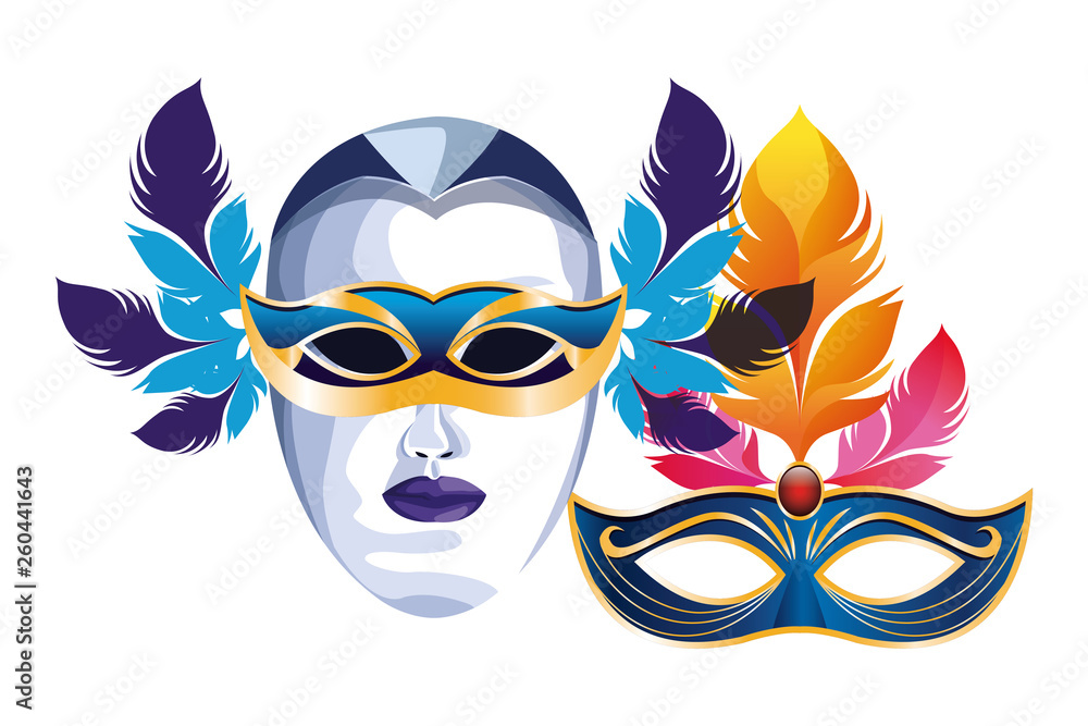 masks with feathers masks with feathers