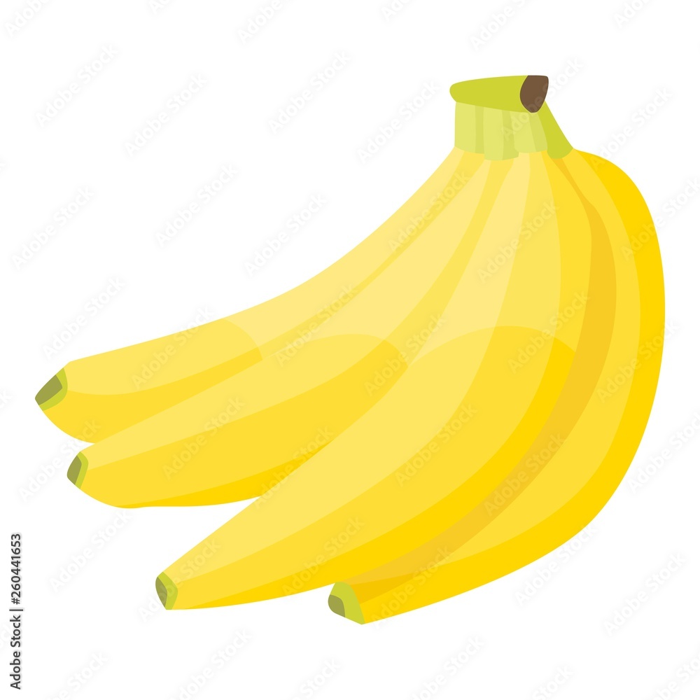 Fresh branch banana icon. Isometric of fresh branch banana vector icon for web design isolated on white background