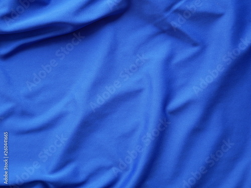 blue sportswear cloth texture,silk shirt background