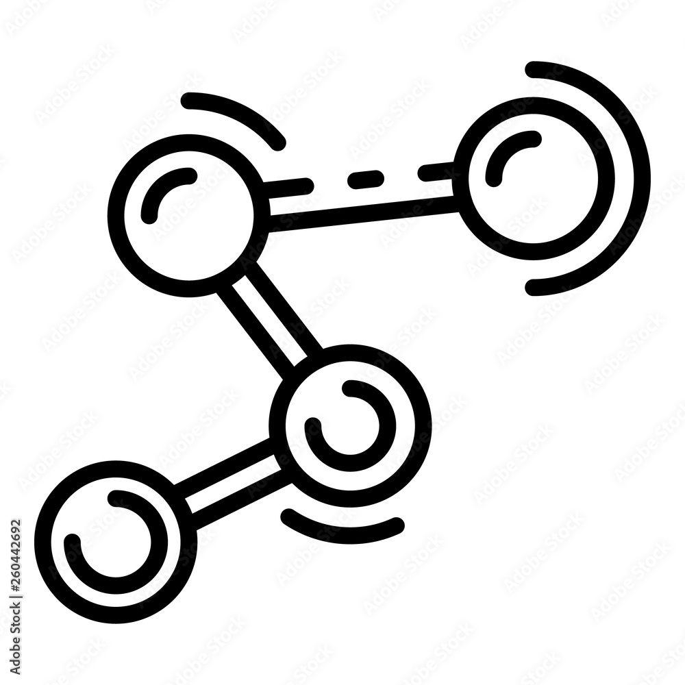 Molecule lab icon. Outline molecule lab vector icon for web design isolated on white background Molecule lab icon. Outline molecule lab vector icon for web design isolated on white background