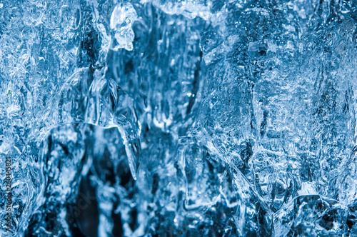 the abstract background of ice structure