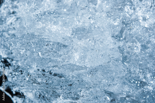 the abstract background of ice structure