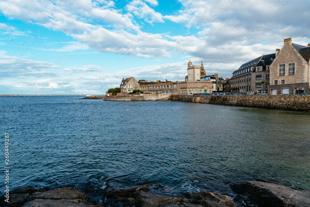 Scenic view of the waterfront of Roscoff