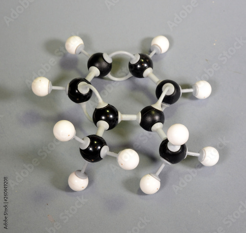 Molecule model of o-Xylene
