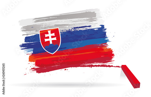 drapeau de la Slovaquie