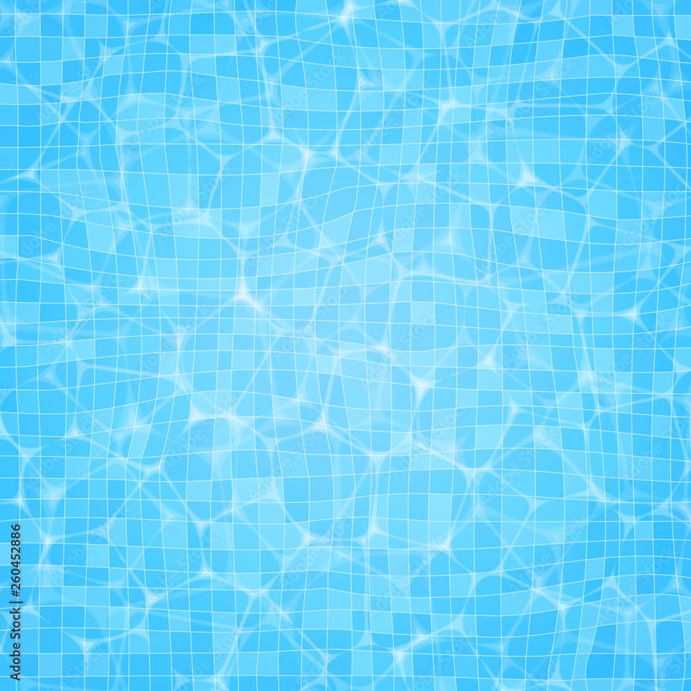 Vector swimming pool ripple water texture background Vector swimming pool ripple water texture background