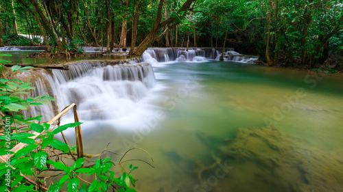 huaimae khamin waterfall srisawat district  karnchanaburi thailand