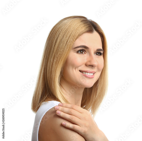 Portrait of beautiful woman...