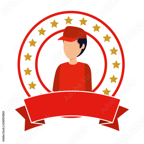 delivery worker avatar character