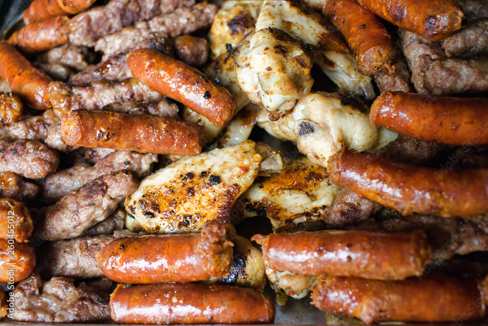 mixed meat barbecue mixed meat barbecue