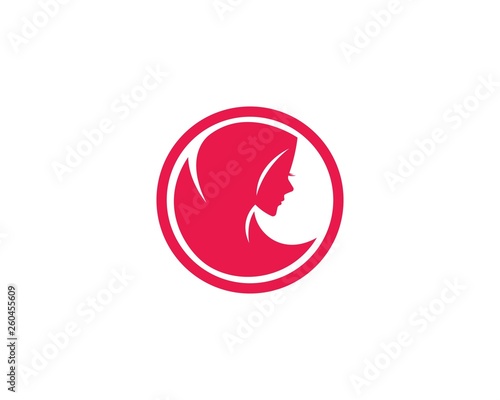 Hijab logo vector