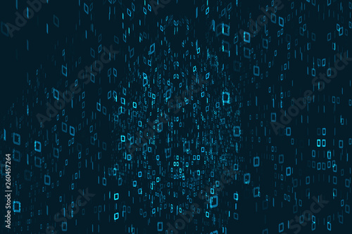 Digital binary code background