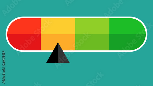 vector icon showing different level black triangular