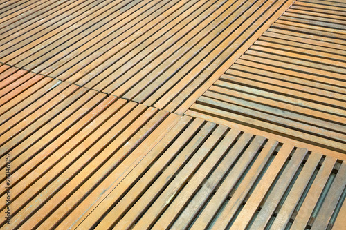Wooden floor for background.