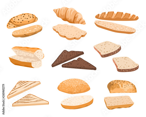 vector sandwiches illustration