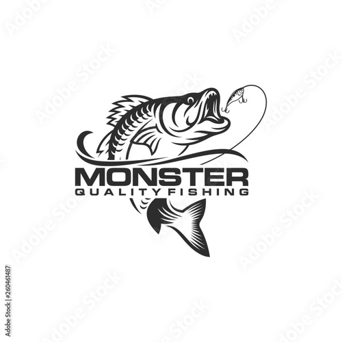 Vintage Fishing Logo Image