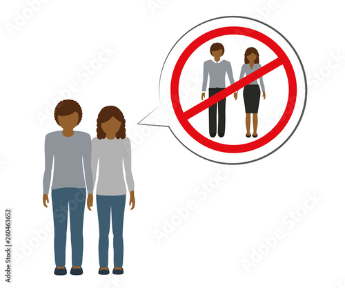 orphan brother and sister thinking about parents vector illustration EPS10