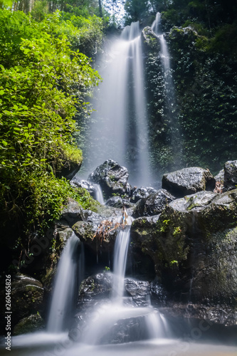 beautiful waterfalls in tropical forests © Djacks Photograph
