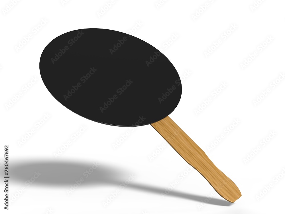 Blank Hand Fan For Mock up. 3d render illustration. Blank Hand Fan For Mock up. 3d render illustration.