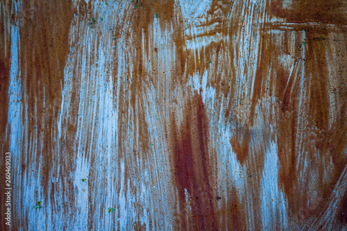 cracked paint on metal surface