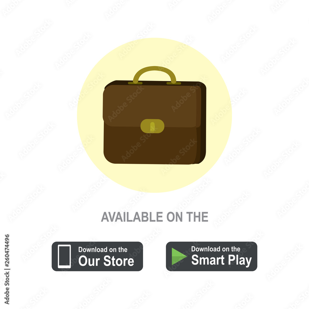 Mobile app logo or icon,template bag icon, Mobile app logo or icon,template bag icon,