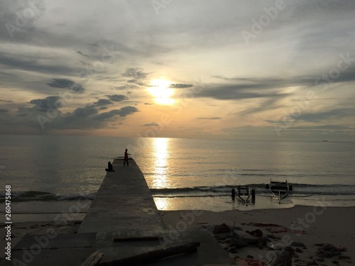 Sonnenuntergang in malaysia