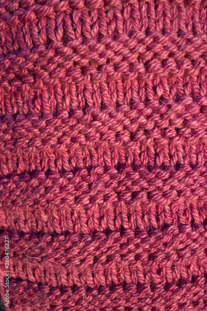  Handmade knitwear, closeup.