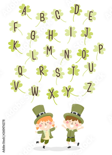 Kids St Patrick Clovers Alp...