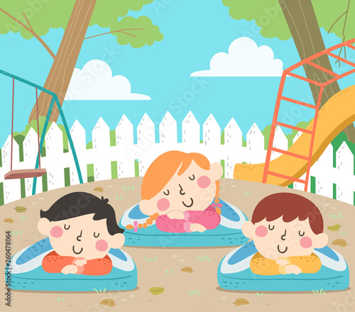 Kids Sweden Nature Nap Illu...