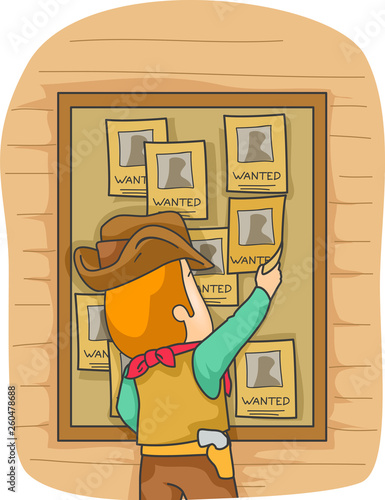 Man Cowboy Wanted Posters I...