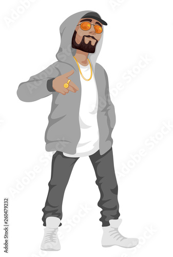 Man Sub Culture Hip Hop Illustration