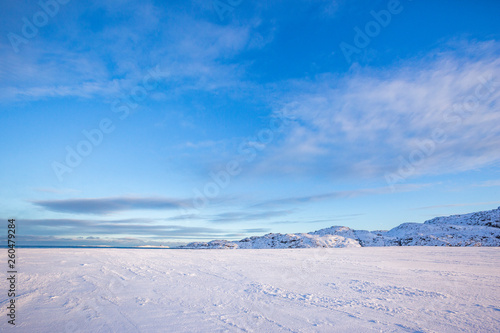 Wallpaper Mural Snow desert. Kola Peninsula landscape Torontodigital.ca