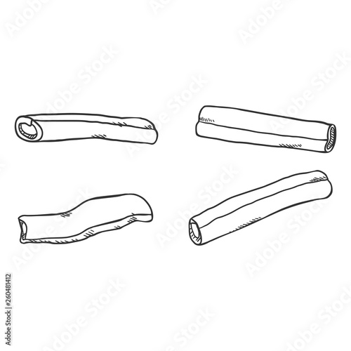 Vector Sketch French Beans