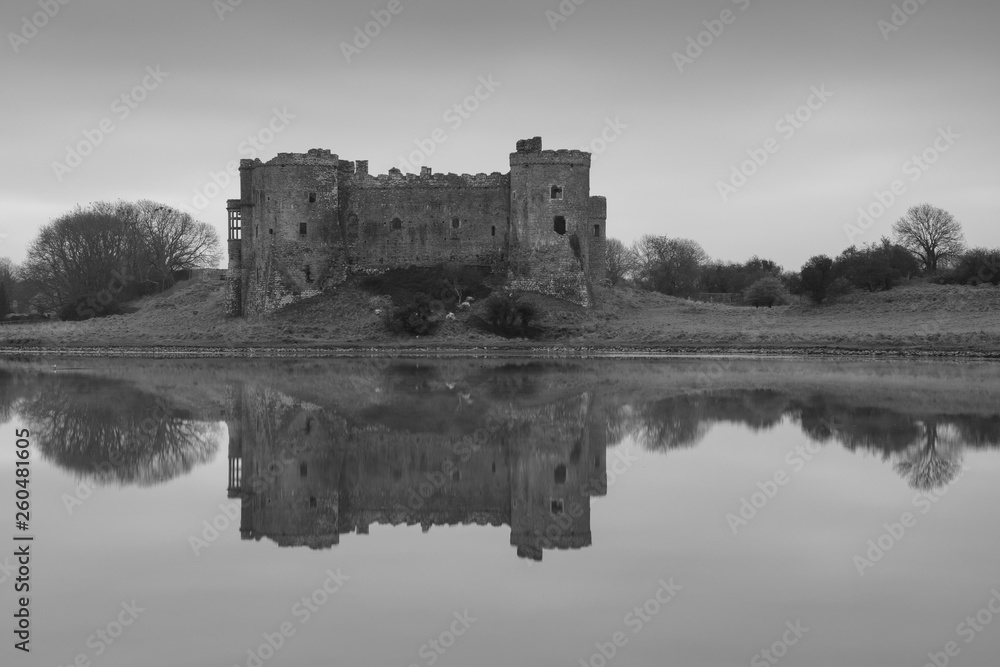 Carew Castle Reflecting
