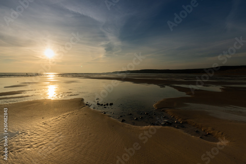 Sun Setting at Angle Bay, Pembrokeshire