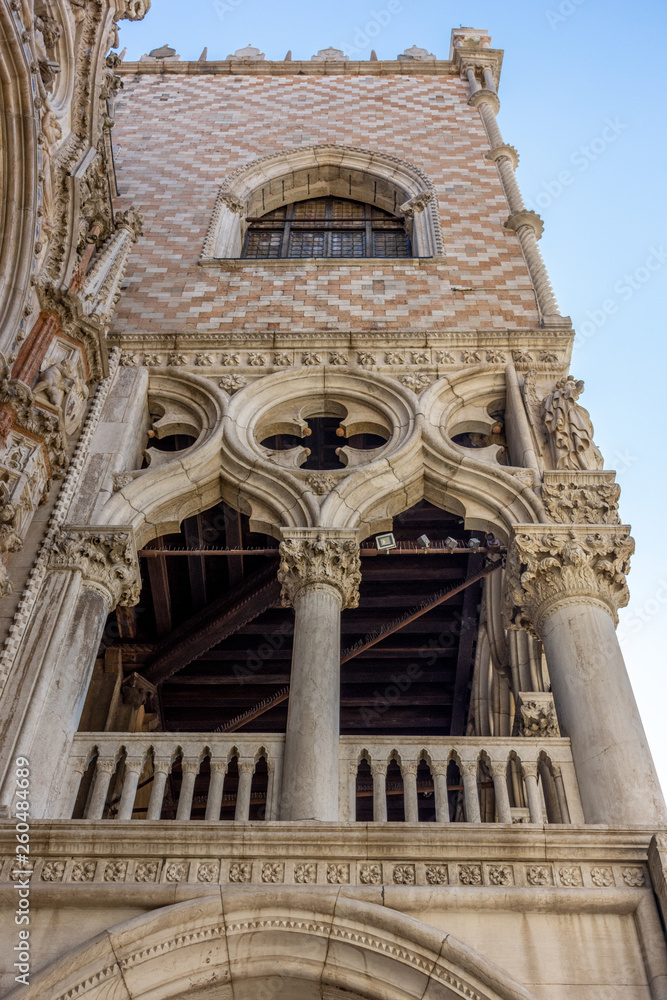 Italy, Venice, details and view of the Basilica of San Marco