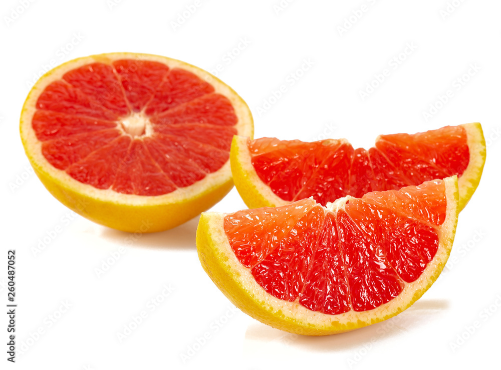 grapefruit isolated on white grapefruit isolated on white