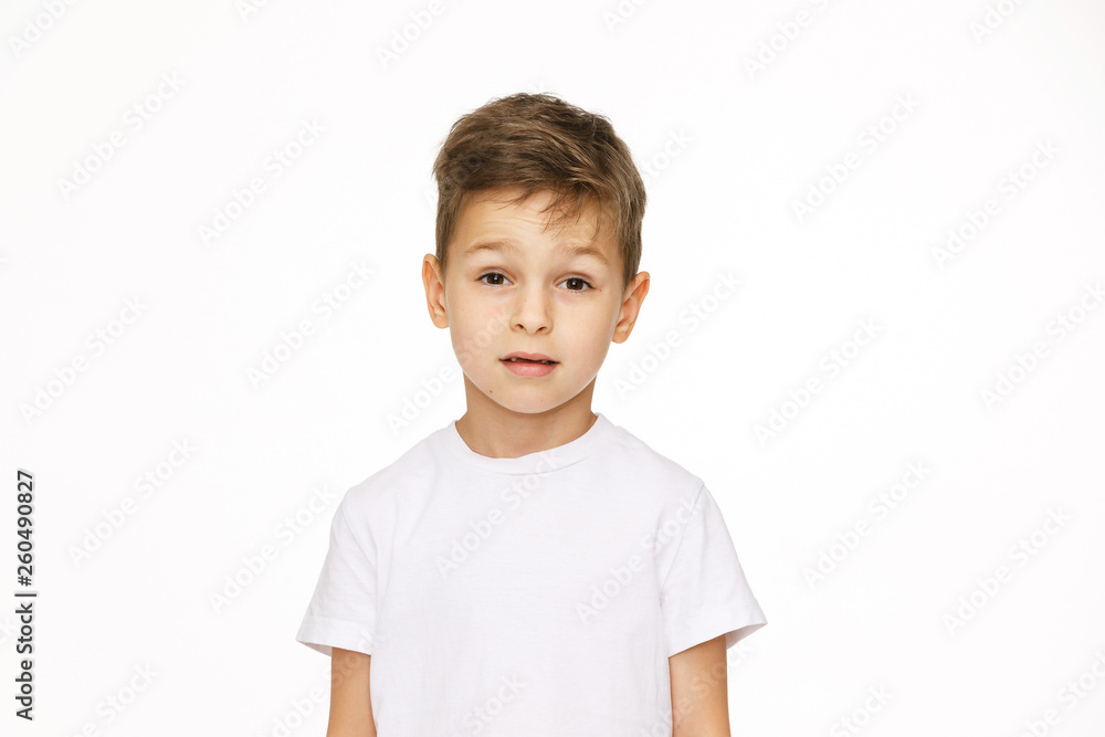 portrait of a beautiful boy isolated on white portrait of a beautiful boy isolated on white