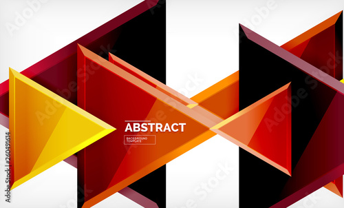 Free Download Triangular low poly background design, multicolored triangles - GFXLoad