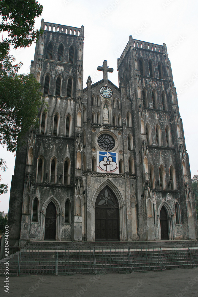 Fototapeta premium Saint-Joseph cathedral in Hanoi (Vietnam)