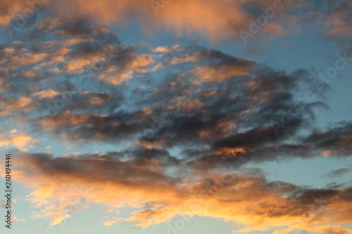 céu, nuvens, cor, pôr-do-sol, papel de parede, edição © Fotos GE